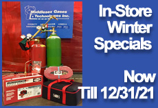 Middlesex Gases Instore Specials